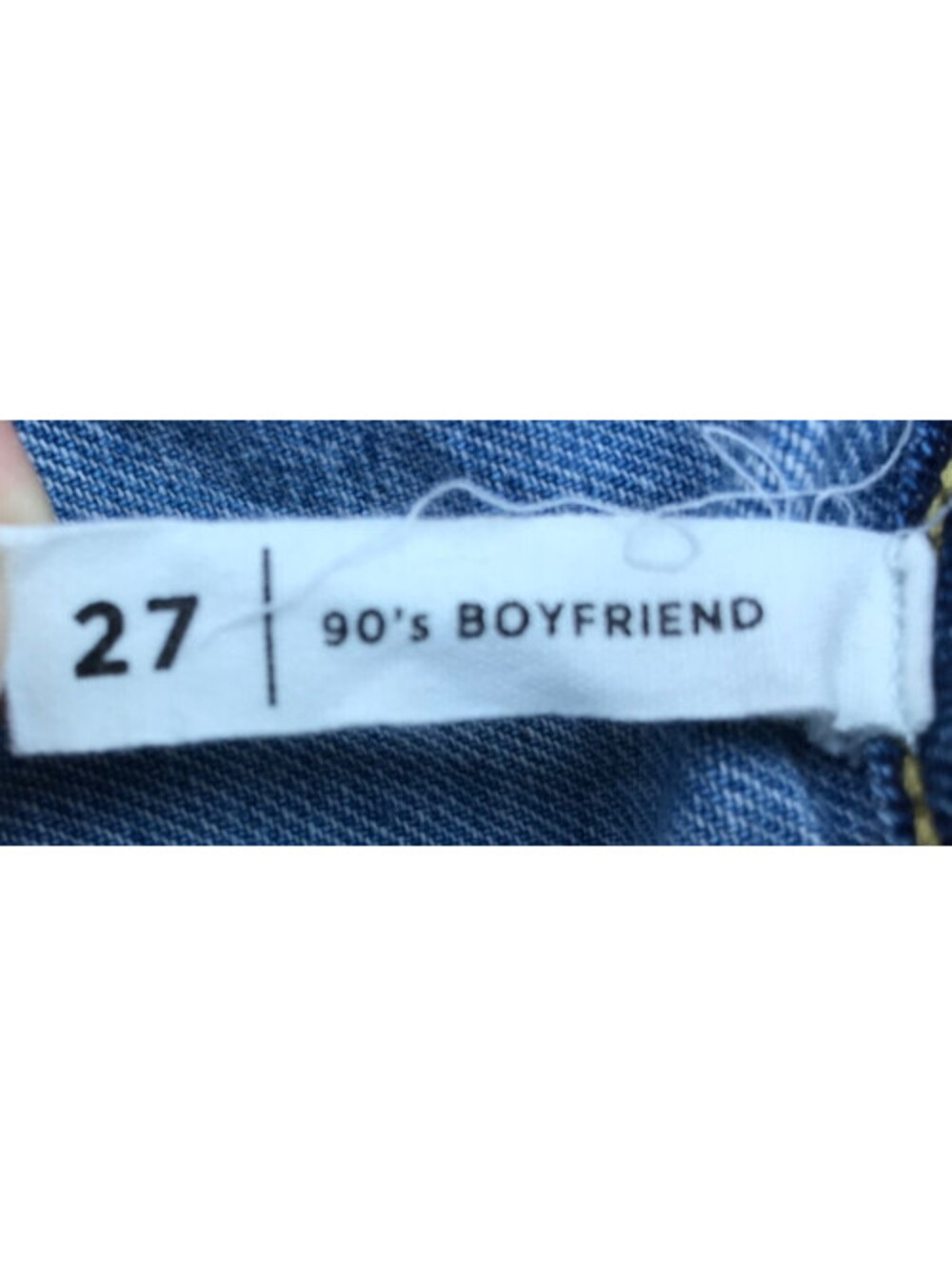 PacSun Washed Blue Patchwork 90’s Boyfriend Jeans size 27 Lite and Medium Wash - Picture 6 of 9